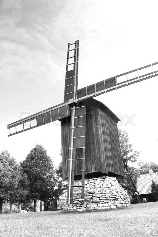 Wind mill, stock photo