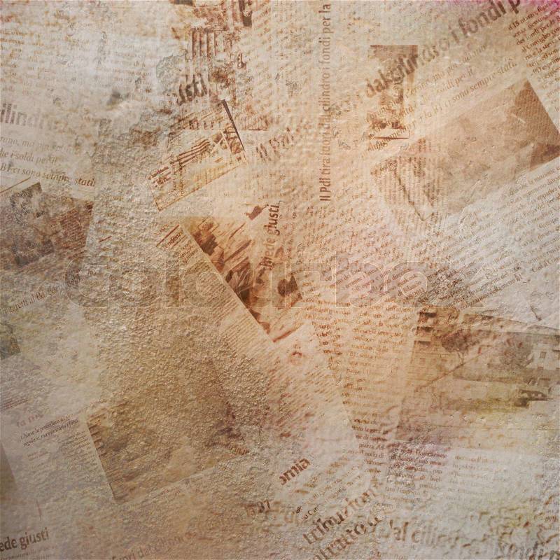 3467192 grunge abstract background with old torn newspaper