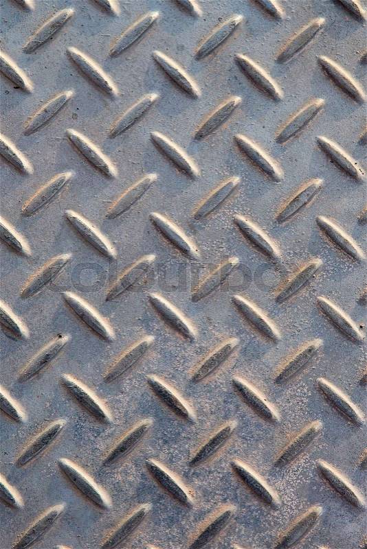 Aged diamond metal texture pattern used as abstract background, , stock photo