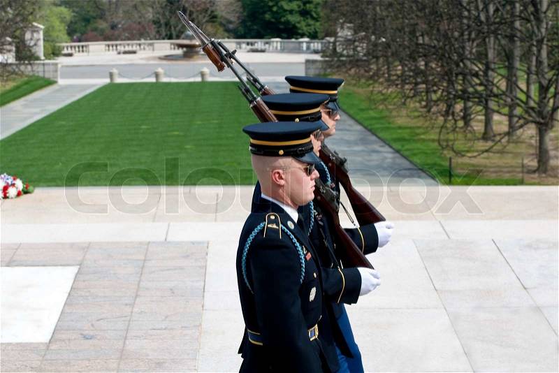 Honor guards, stock photo