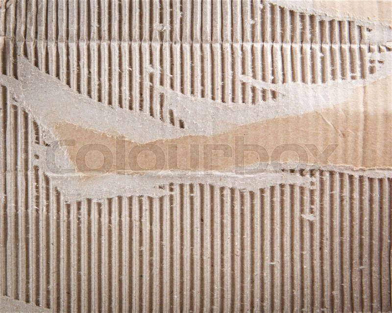Recycled Cardboard Background Texture, stock photo