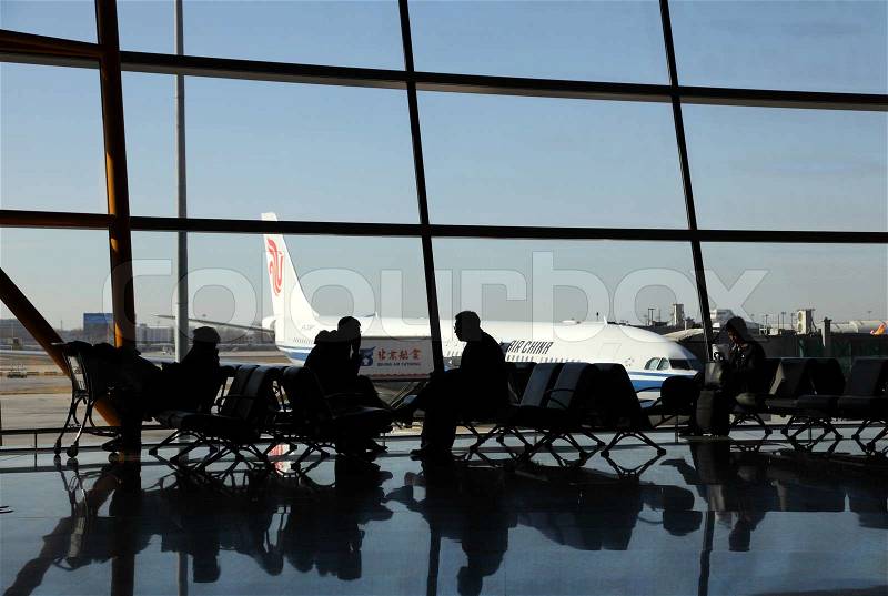 Beijing Capital International Airport Photo taken at the 6th of December 2010, stock photo