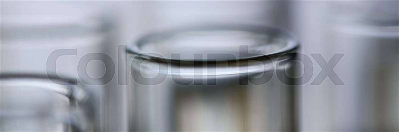 Liquid spilled petrol additive innovative supply. Conveyor line production household cleaning products detergents help cleaning destruction stains pests urine poison ..., stock photo