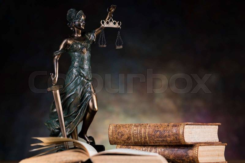 Lady of justice, Law and justice concept, stock photo