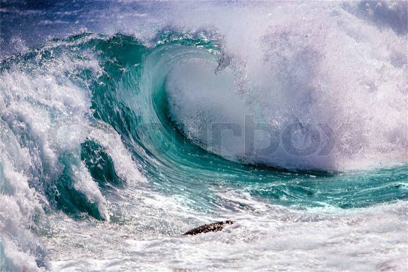 Ocean wave, stock photo