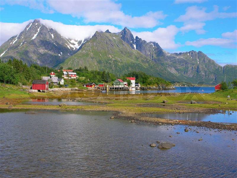 Beautiful Norway nature, stock photo