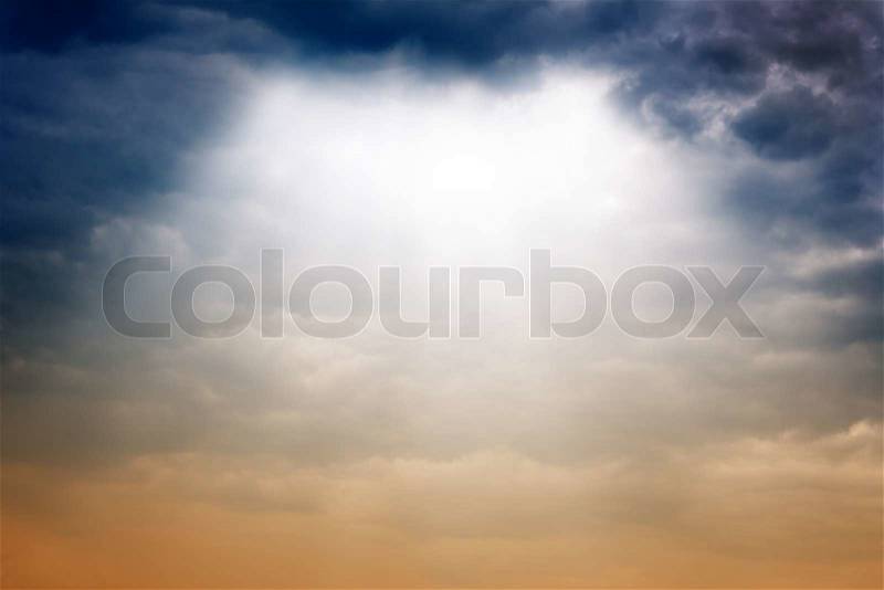 Light from above, stock photo