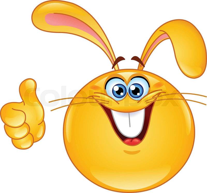 https://www.colourbox.com/preview/3692396-142580-bunny-emoticon-with-thumb-up.jpg