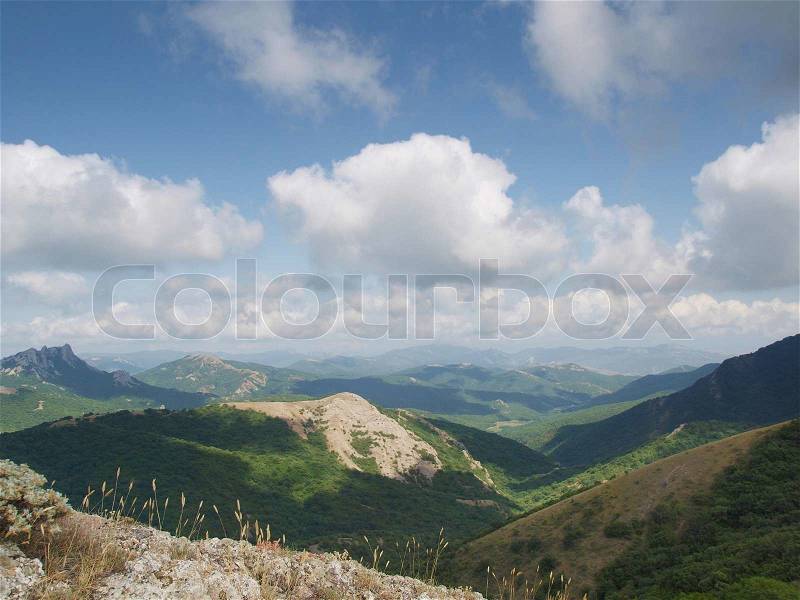 Beautiful Crimean landscape taking breath away, stock photo