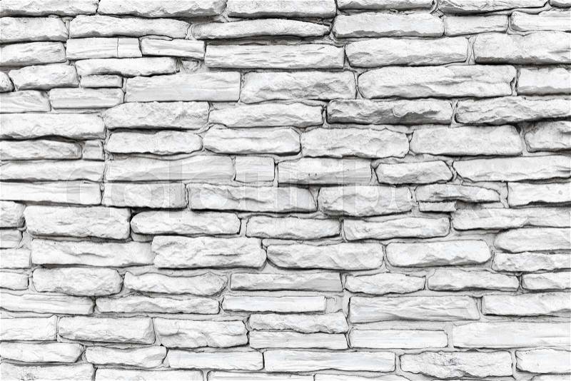 Old white stone wall, background photo texture, stock photo