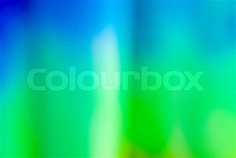 Blue, green and turquoise vivid abstract background, bright blurred shades of colors, stock photo