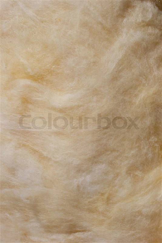 Heat insulation material glass wool, stock photo