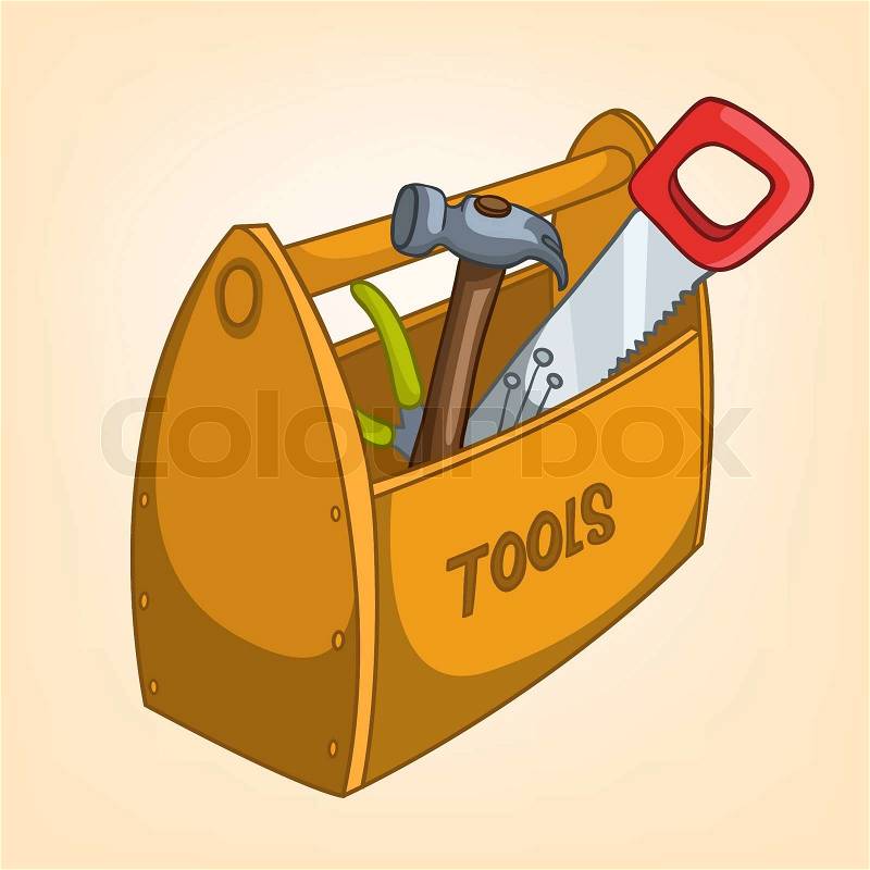 Cartoon Home Miscellaneous Tool Box | Vector | Colourbox