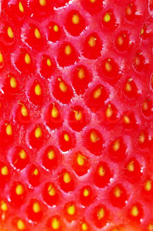 Strawberry texture, stock photo