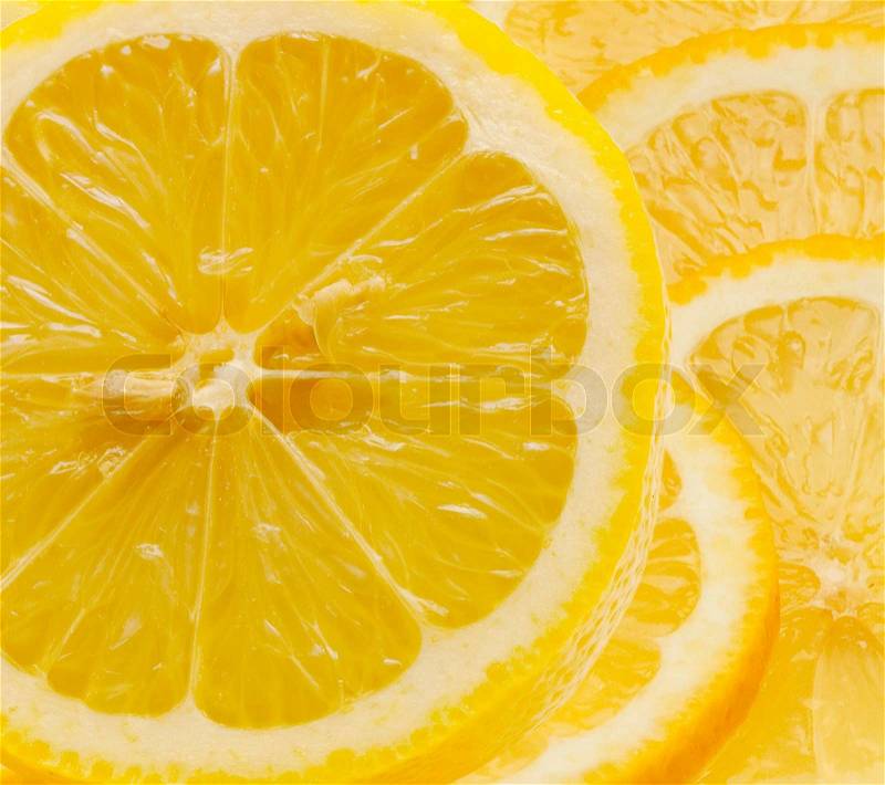 Lemon background, stock photo