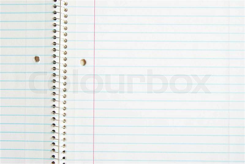 Note book, stock photo