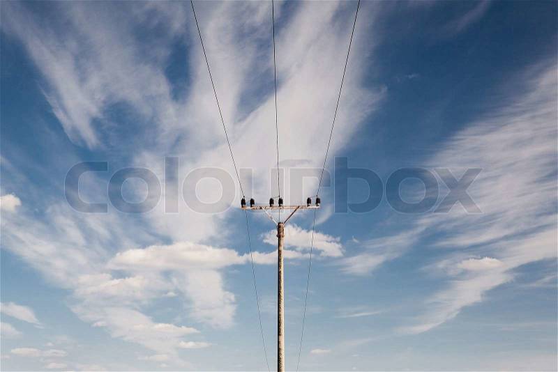 Electrical energy, stock photo