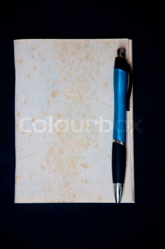 Old paper and pen, stock photo