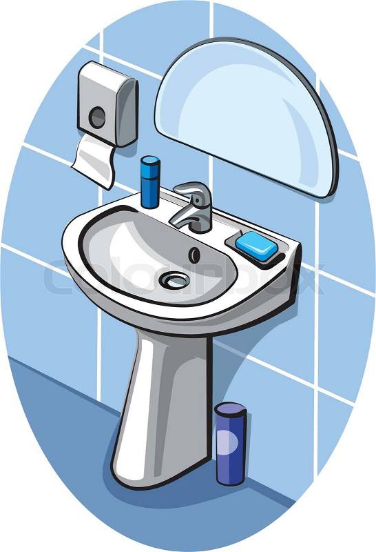 Image result for cartoon bathroom sink