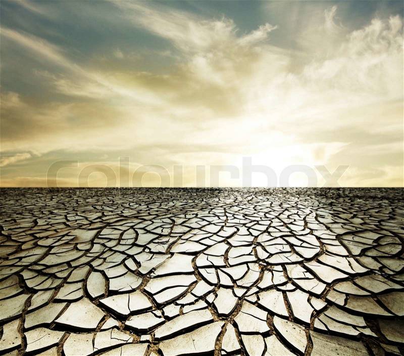 Drought land, stock photo