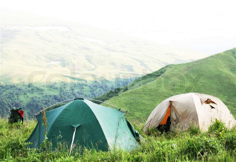 Tent, stock photo