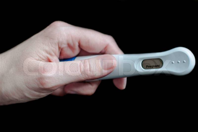 Pregnancy Test - Positive, stock photo