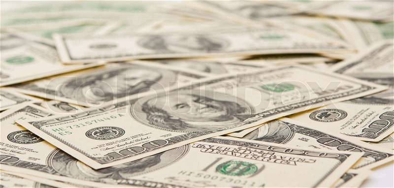 Dollars seamless background, stock photo