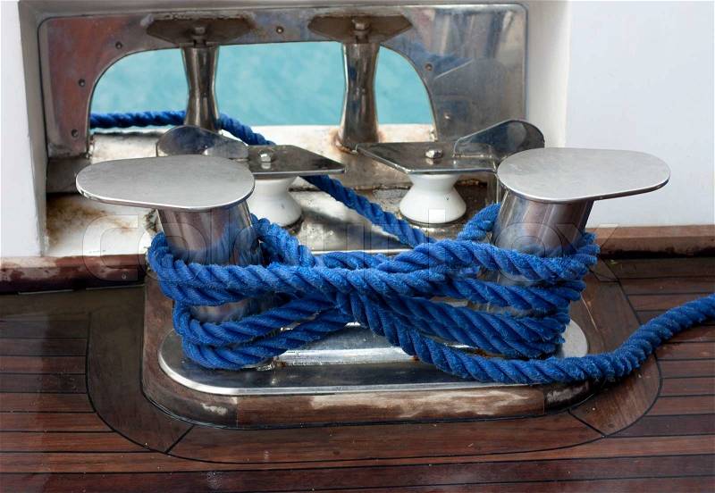 Ship rope texture, stock photo