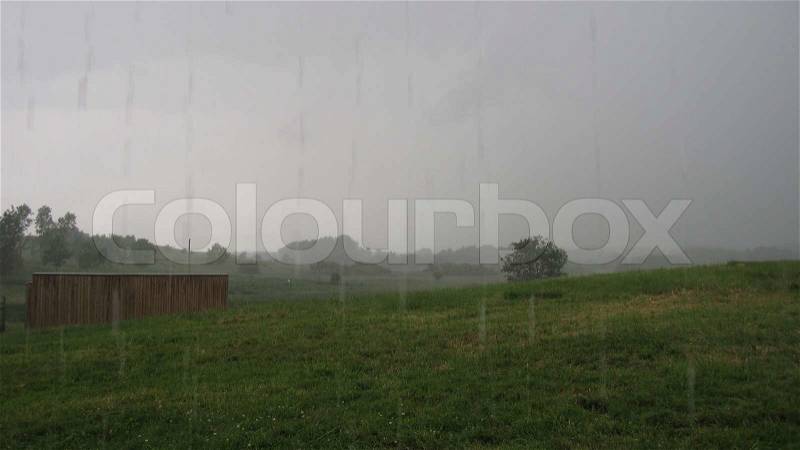 Stock image of 'torrential rain, weather, landscape'