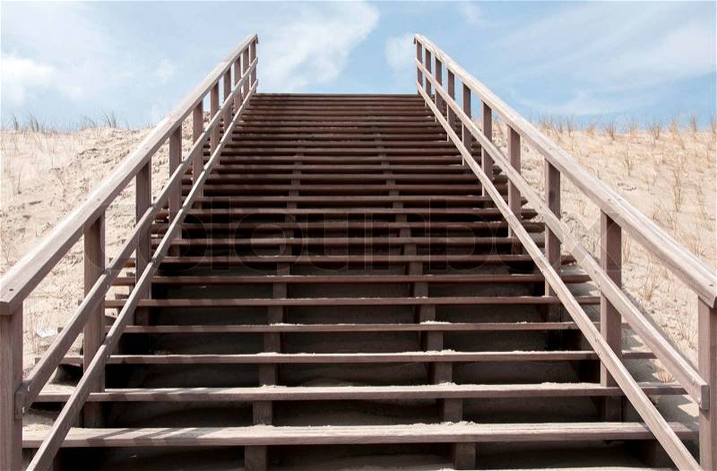 Stairs to heaven, stock photo