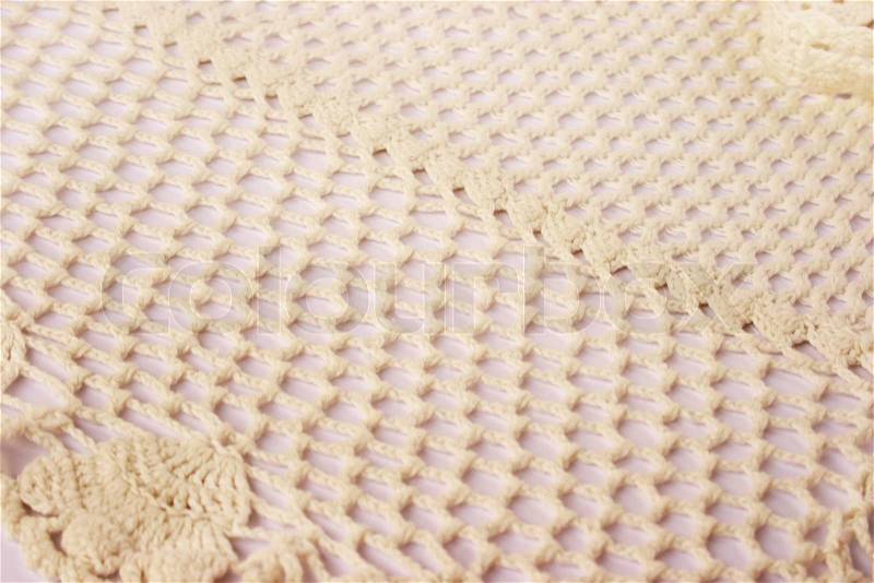Knitted cloth, stock photo