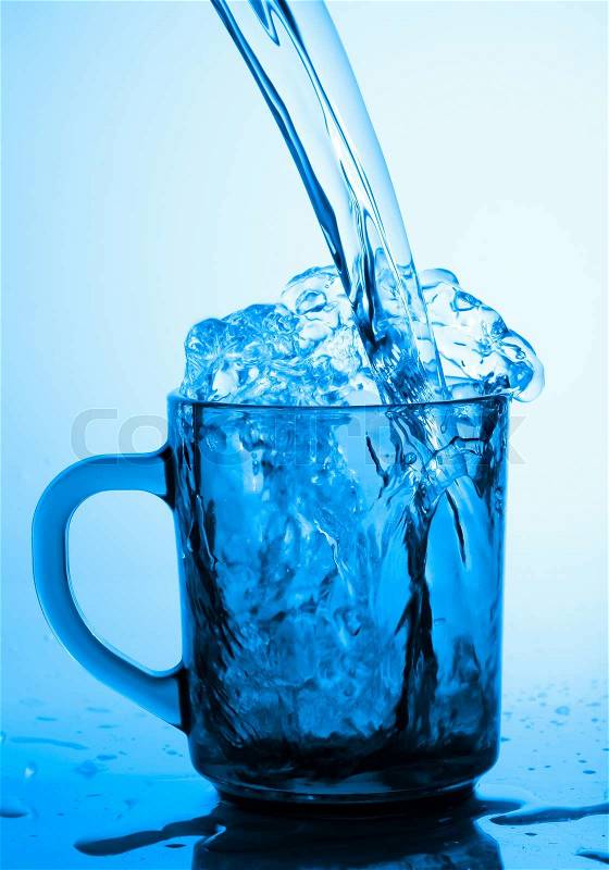 Cold water, stock photo