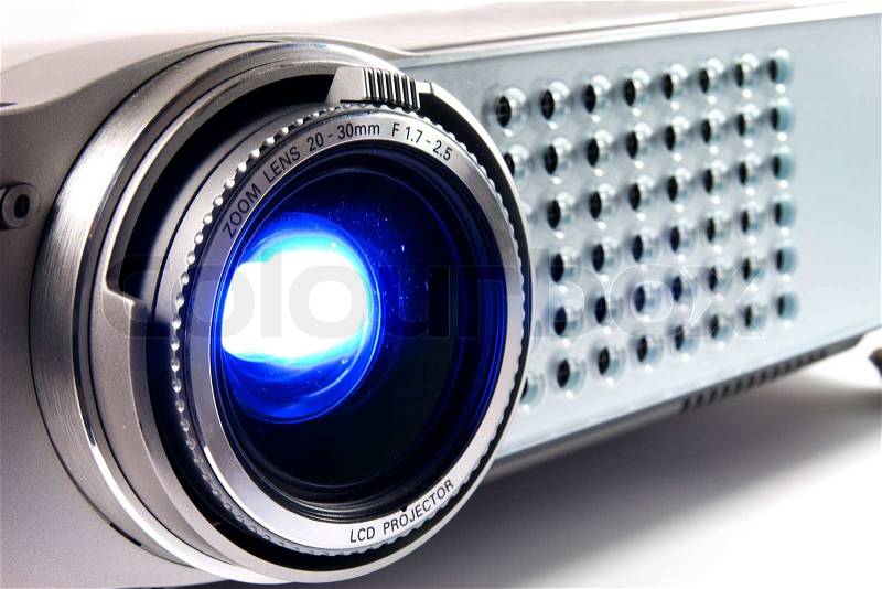 Video projector, stock photo
