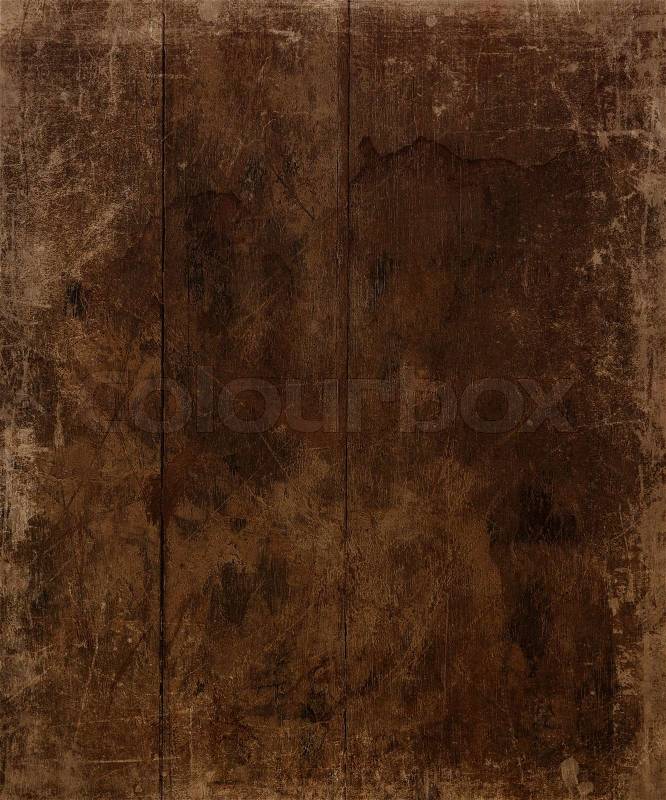Brown Aged Wood Background, stock photo