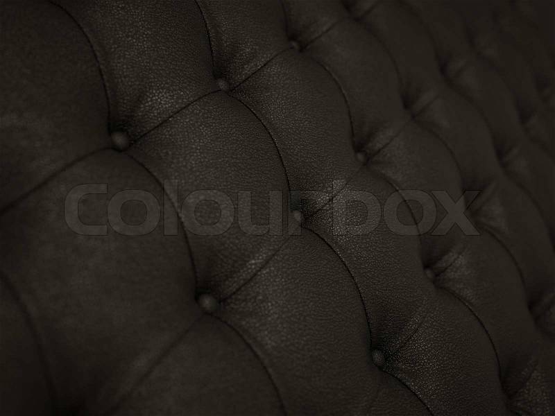 Close-up of black soft leather pattern, stock photo
