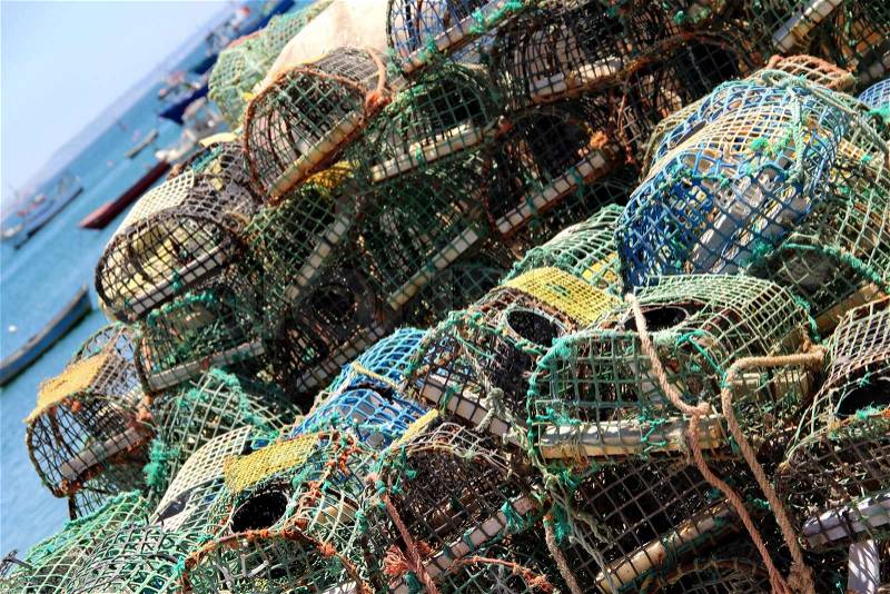 Fishing net, stock photo