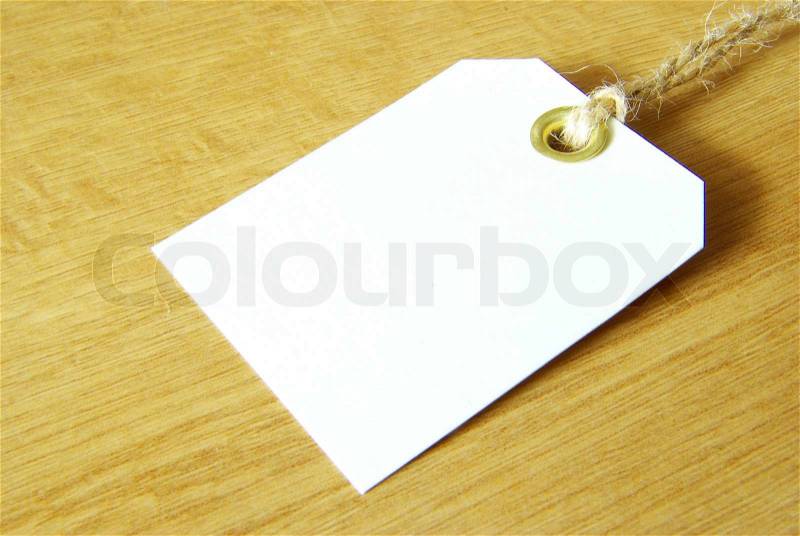 Paper tags, stock photo