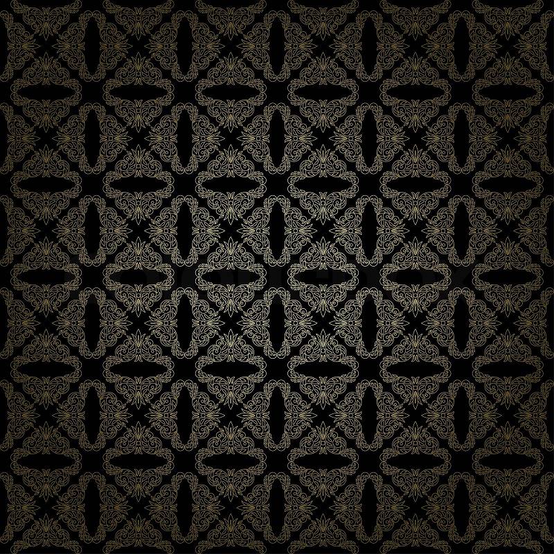 Black pattern with radial gradient, stock photo