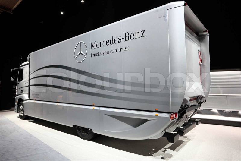 International Motor Show for Commercial Vehicles 2012 in Hannover Germany, stock photo
