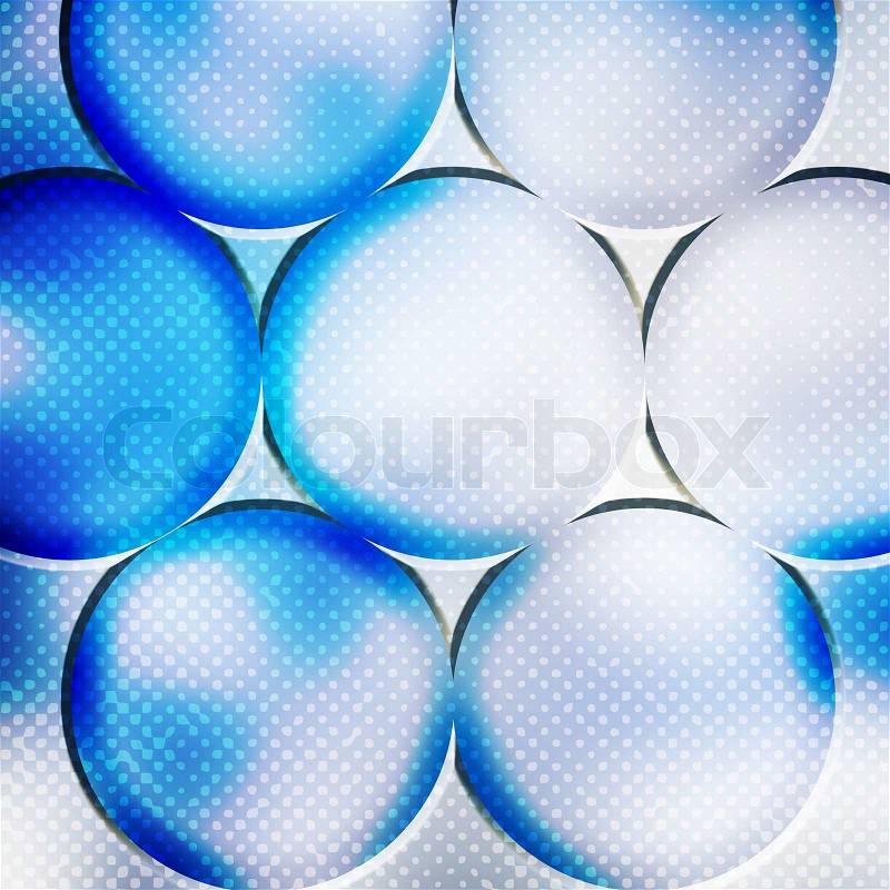Grunge circles abstract background, stock photo
