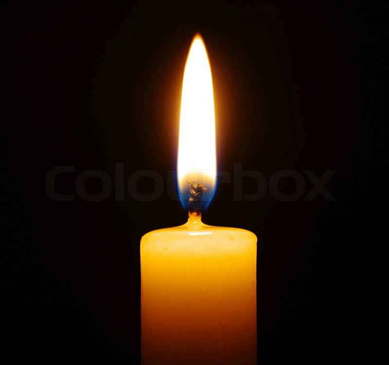 Candle, stock photo