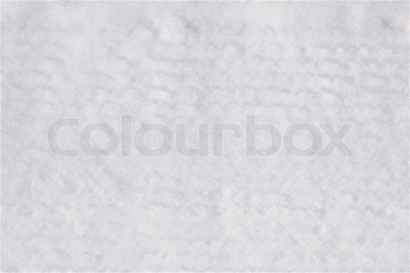 Snow crystals texture, stock photo