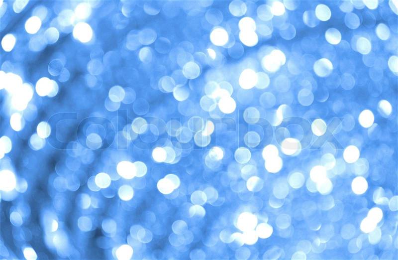 Defocused lights blue abstract magic background Natural photo bokeh patten, stock photo