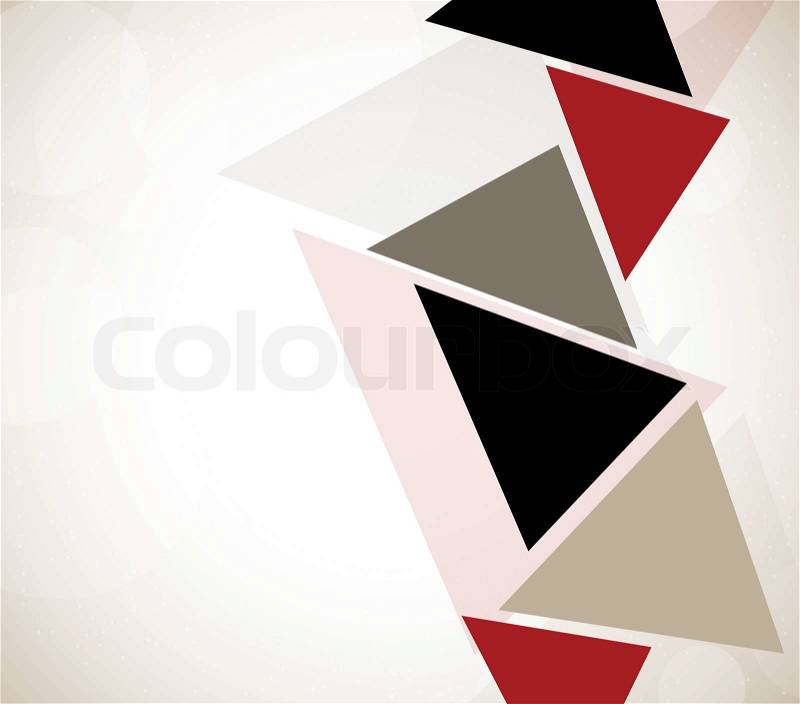 Abstract Cool Triangle Designs