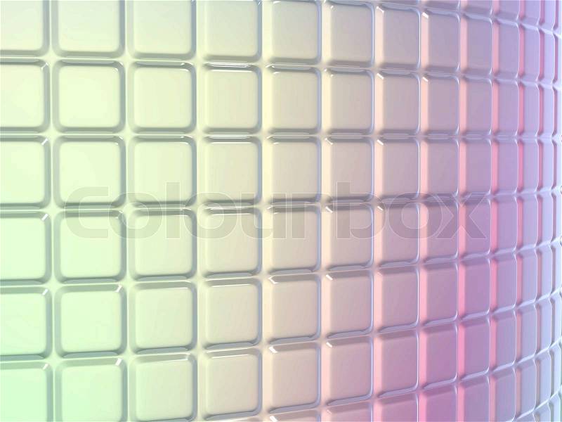 Fluted pattern with gradient colors, stock photo