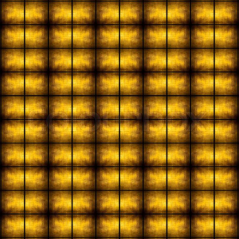 Abstract golden grunge mosaic with highlight texture, stock photo