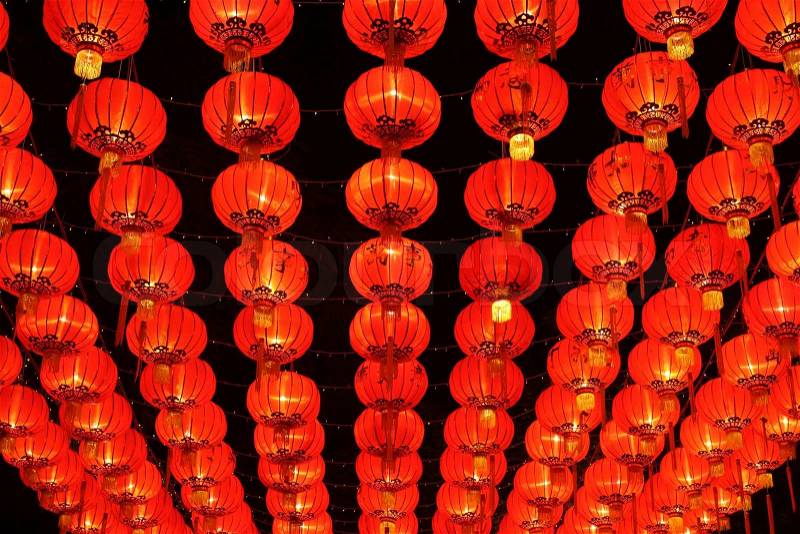 Chinese lanterns, stock photo