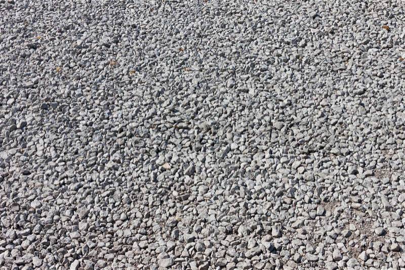 Road stone gravel texture background, stock photo