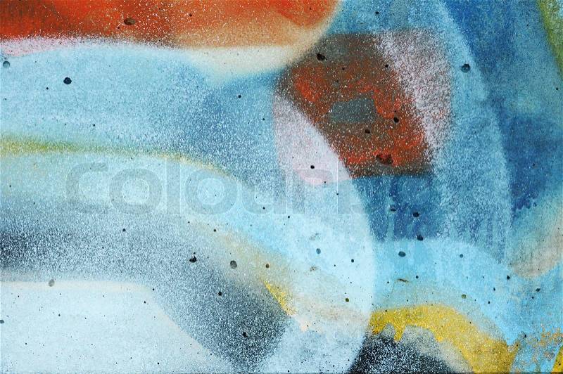 Color on wall, stock photo