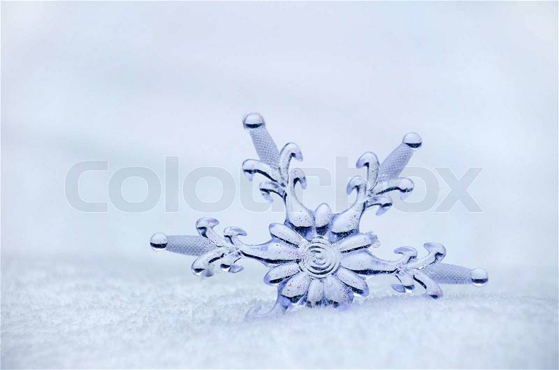 Snowflake, stock photo